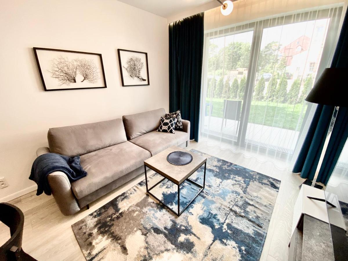 Przy Plazy - Z Prywatnym Ogrodkiem Rezydencja Niechorze Apartman Kültér fotó